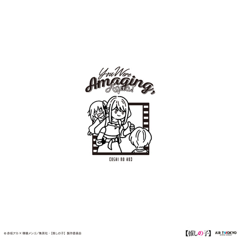 『【推しの子】』TVアニメ第2弾 モノトーンシーンイラストTシャツ 1(アイ)ホワイト